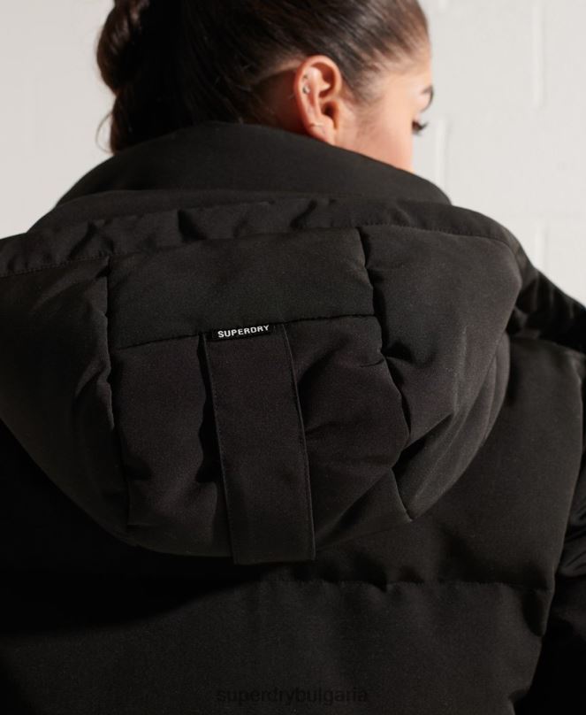 Superdry облекло N00H5673 черен Жени кодово яке еверест бомбър