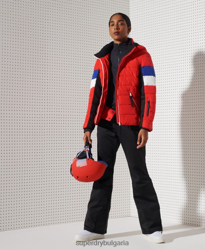 Superdry облекло N00H5677 червен Жени яке alpine revive puffer
