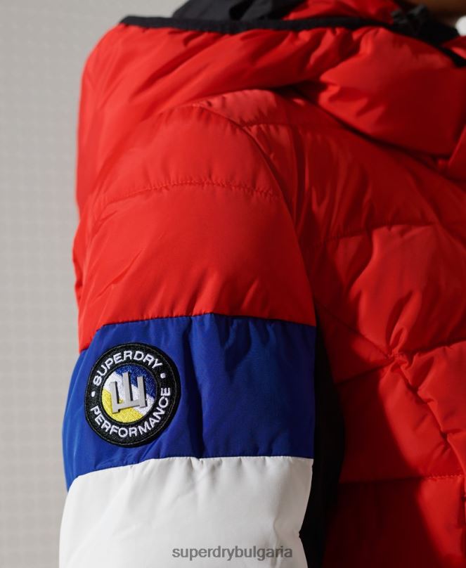 Superdry облекло N00H5677 червен Жени яке alpine revive puffer