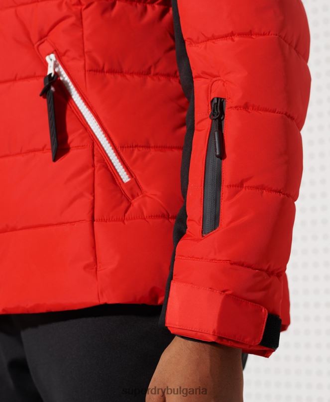 Superdry облекло N00H5677 червен Жени яке alpine revive puffer
