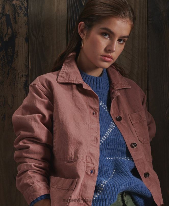 Superdry облекло N00H5678 розово Жени ограничено издание сухо артистично яке