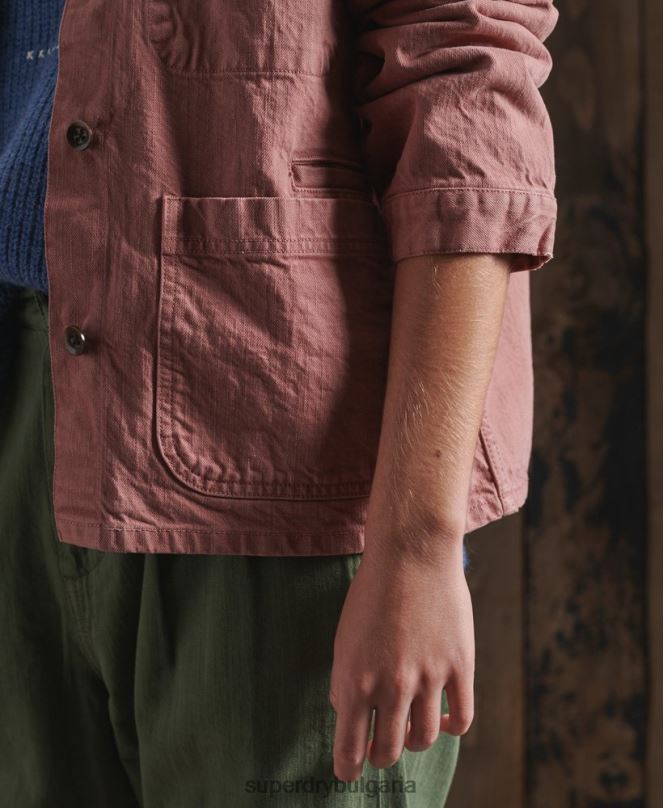 Superdry облекло N00H5678 розово Жени ограничено издание сухо артистично яке