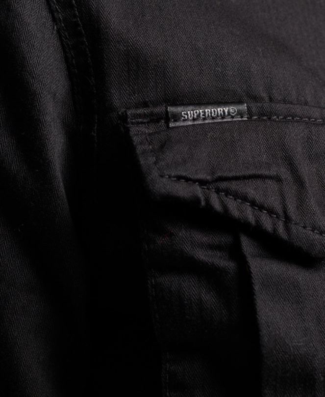 Superdry облекло N00H5679 черен Жени класическо яке за новобранец борг