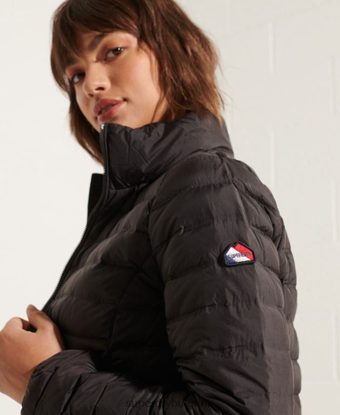 Superdry облекло N00H5689 черен Жени пухено яке с ядро