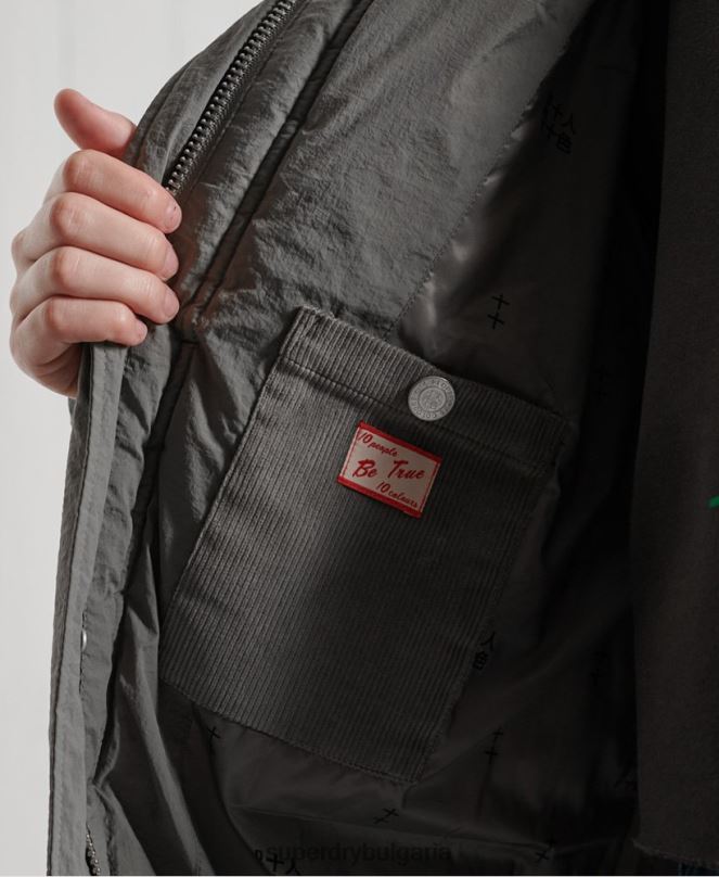Superdry облекло N00H5696 сребро Жени ограничено издание сухо пухено яке
