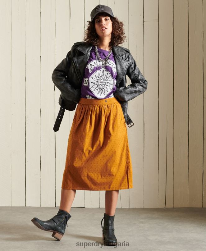Superdry облекло N00H5697 черен Жени рокерско изрязано кожено мотоциклетско яке