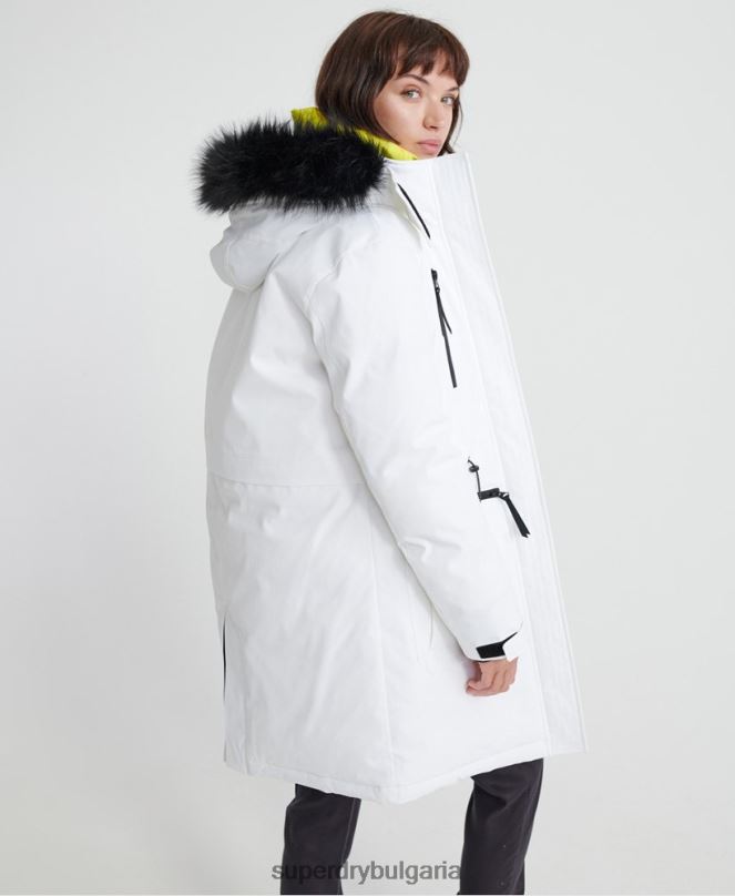 Superdry облекло N00H5705 сметана Жени пухено яке aiko everest
