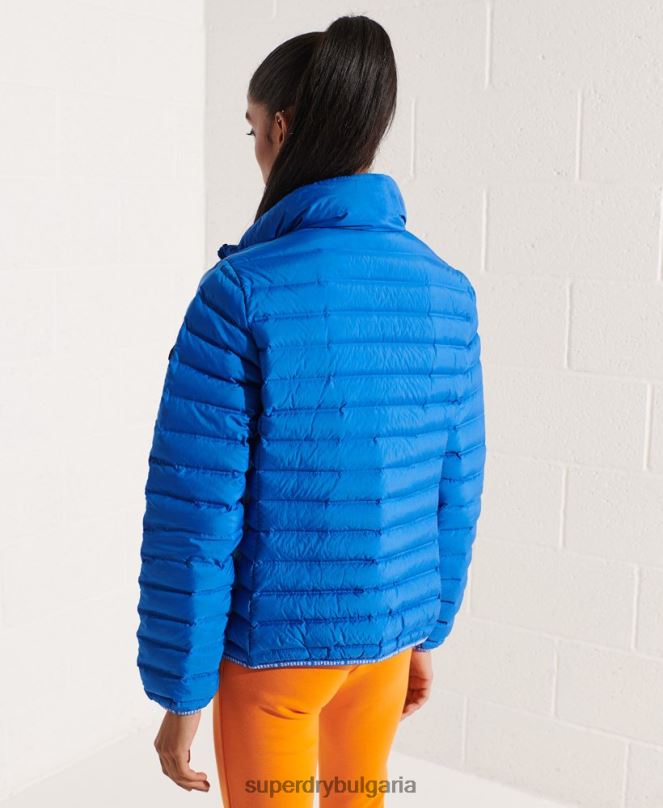 Superdry облекло N00H5708 син Жени пухено яке с ядро