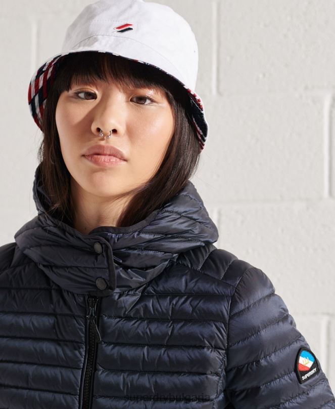 Superdry облекло N00H5719 военноморски флот Жени сърцевина пухено яке