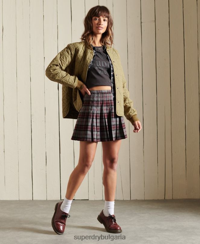 Superdry облекло N00H5732 тен Жени подплатено яке