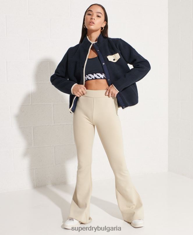 Superdry облекло N00H6056 военноморски флот Жени експедиционно поларено яке