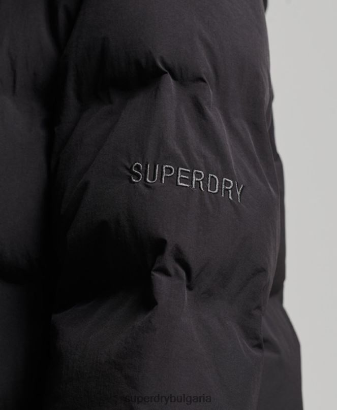 Superdry облекло N00H6350 черен Жени подплатено яке с влак