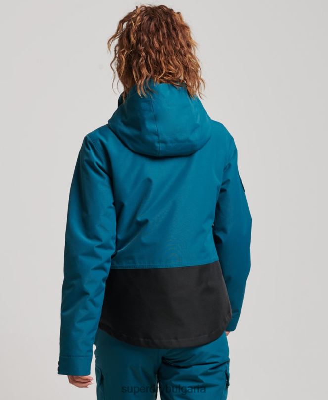 Superdry облекло N00H6549 тюркоаз Жени най-доброто спасително яке