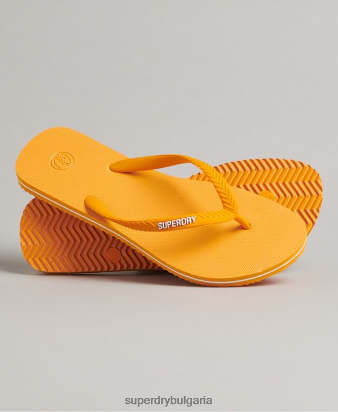 Superdry обувки N00H4361 злато Жени ретро класически джапанки