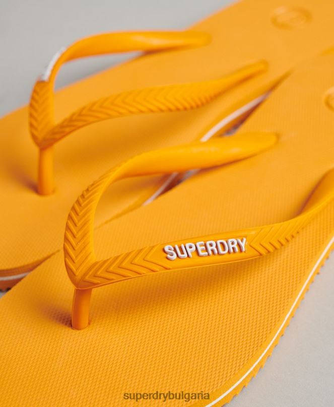 Superdry обувки N00H4361 злато Жени ретро класически джапанки