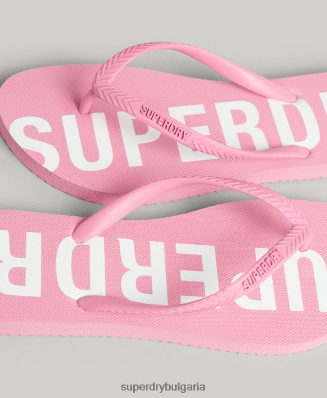 Superdry обувки N00H4366 розово Жени код основни спортни джапанки