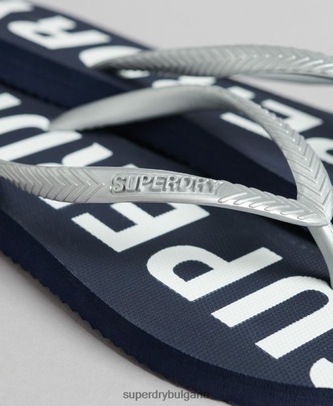 Superdry обувки N00H4376 военноморски флот Жени код основни спортни джапанки