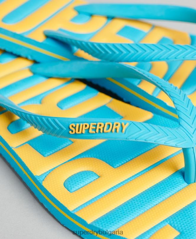 Superdry обувки N00H4384 син Жени ретро вегански джапанки
