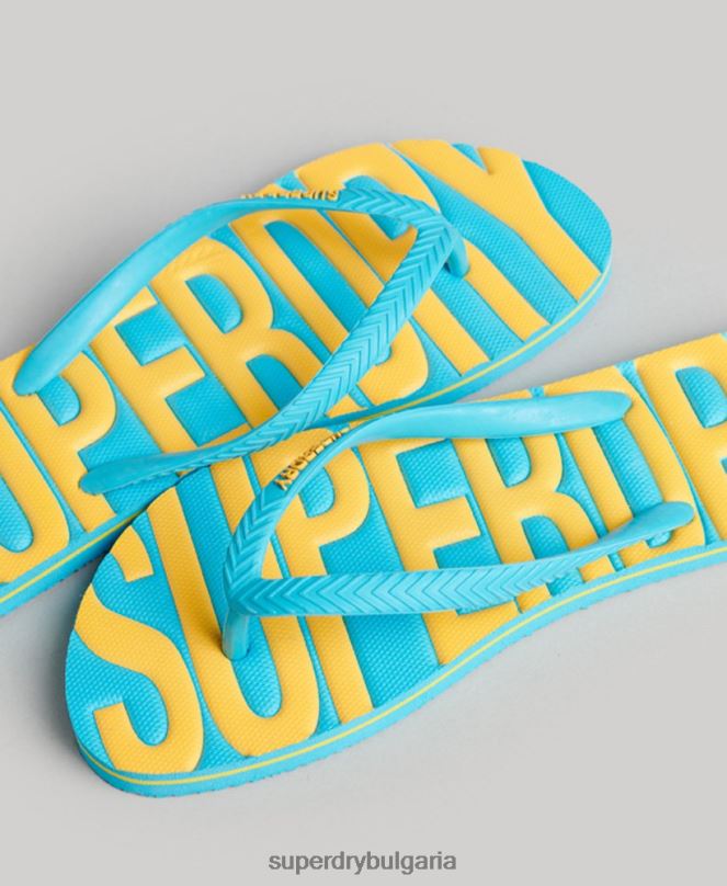 Superdry обувки N00H4384 син Жени ретро вегански джапанки