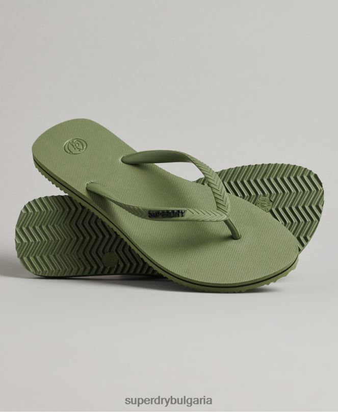 Superdry обувки N00H4391 каки Жени ретро класически джапанки
