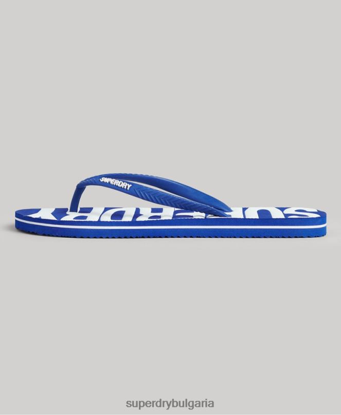 Superdry обувки N00H4394 син Жени ретро вегански джапанки