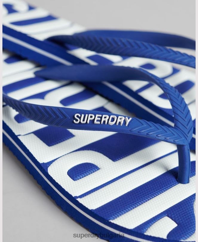 Superdry обувки N00H4394 син Жени ретро вегански джапанки