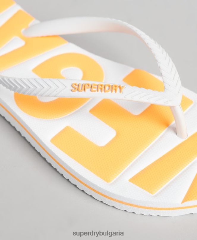 Superdry обувки N00H4395 бяло Жени реколта веган класически джапанки
