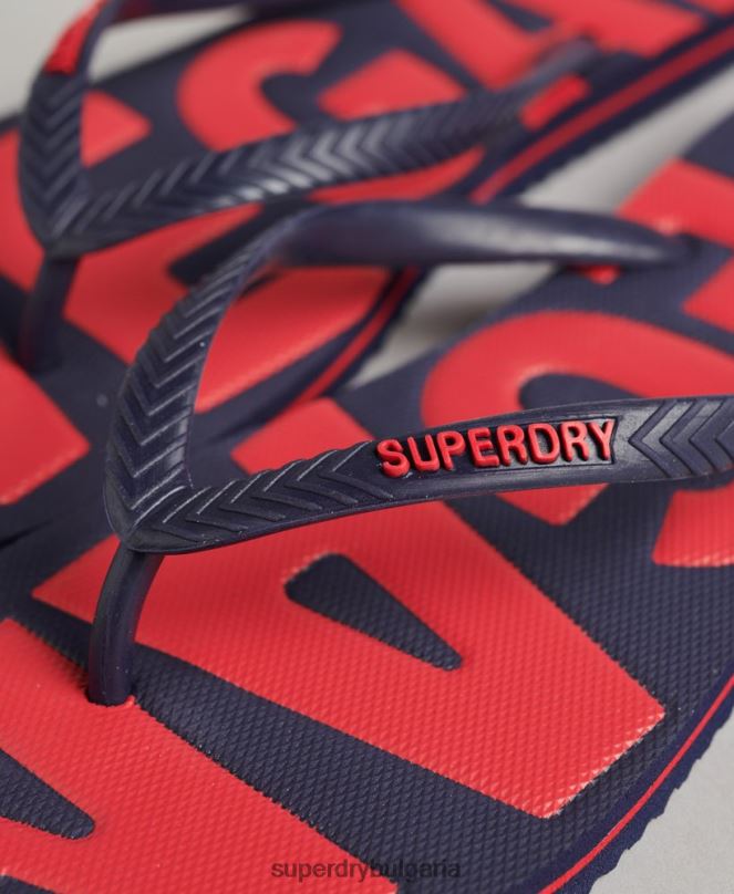 Superdry обувки N00H4398 военноморски флот Жени реколта веган класически джапанки