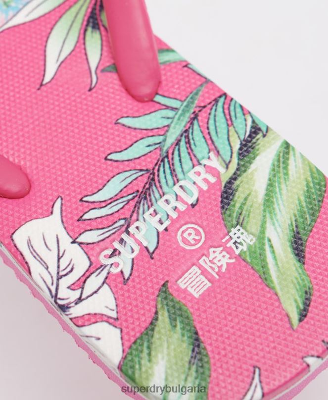 Superdry обувки N00H4401 розово Жени класически винтидж джапанки