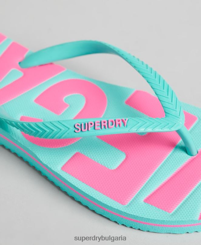 Superdry обувки N00H4413 син Жени реколта веган класически джапанки