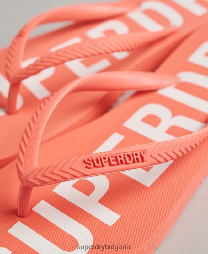 Superdry обувки N00H4416 корал Жени код основни джапанки