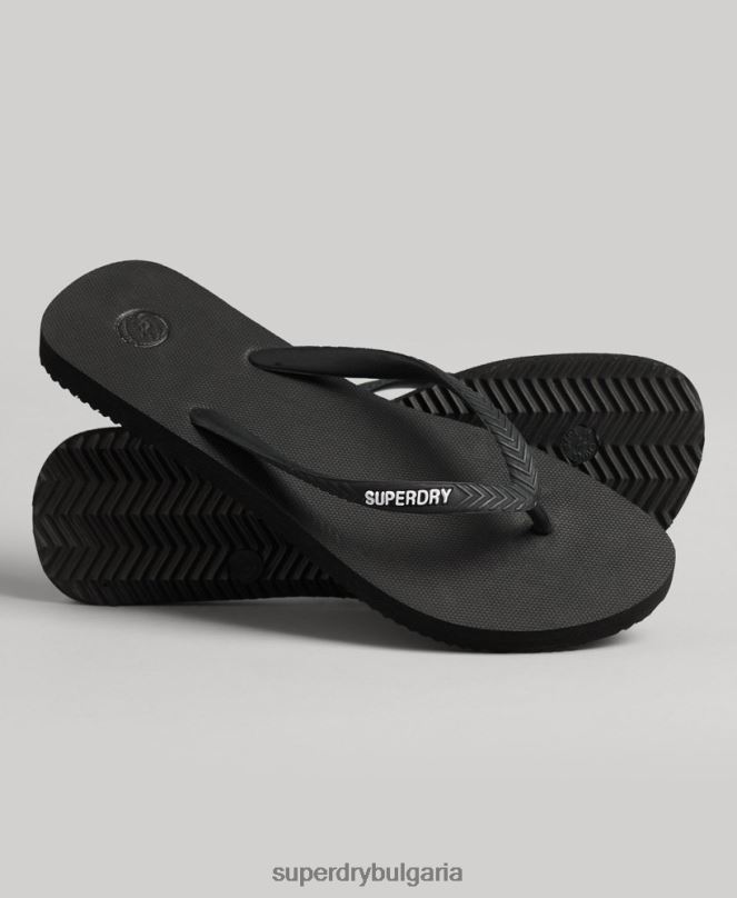 Superdry обувки N00H4419 черен Жени ретро класически джапанки