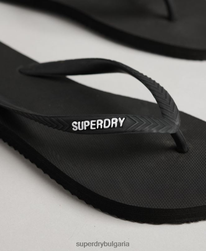 Superdry обувки N00H4419 черен Жени ретро класически джапанки