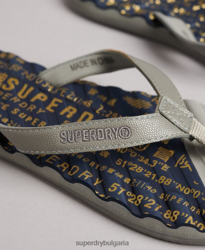 Superdry обувки N00H6726 черен Жени първокласни джапанки за плуване