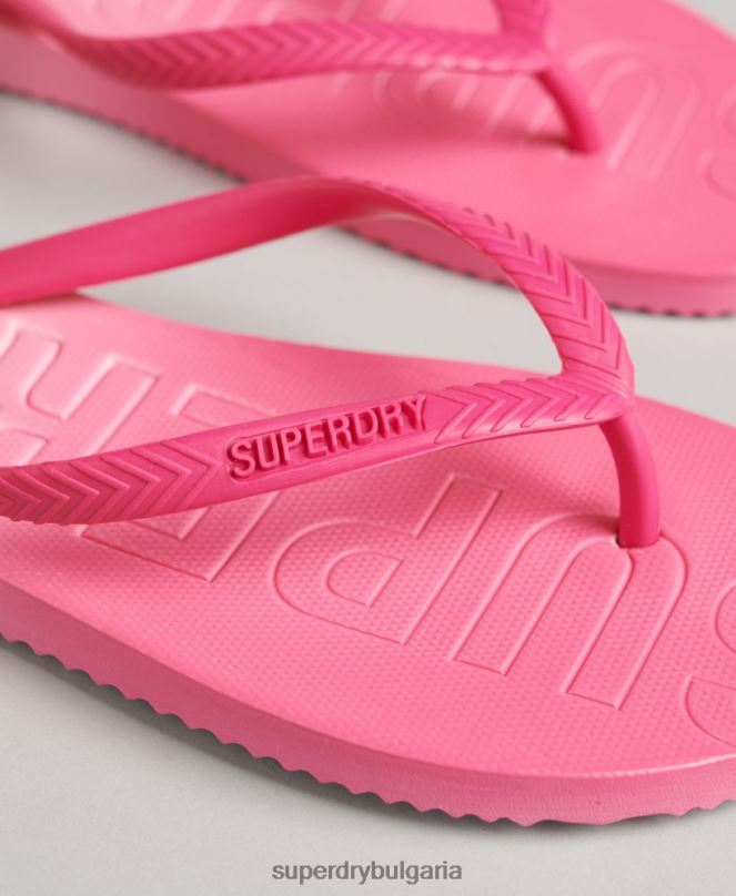 Superdry обувки N00H6751 розово Жени кодирани джапанки