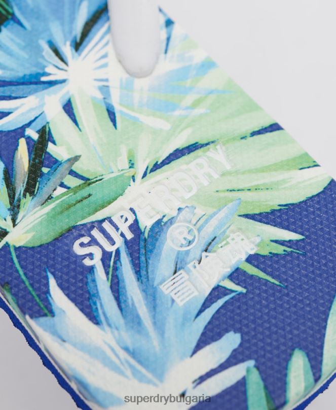 Superdry обувки N00H6770 син Жени класически винтидж джапанки