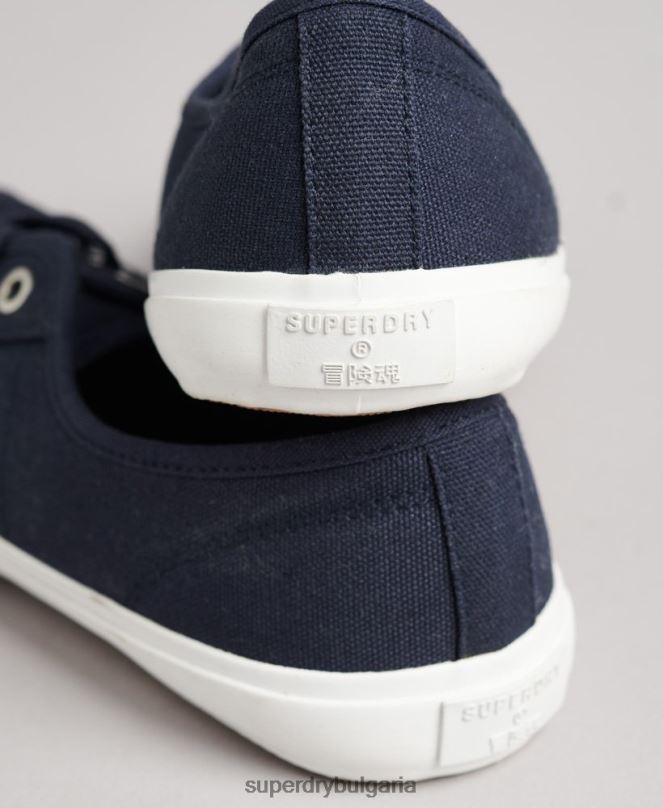 Superdry обувки N00H4358 военноморски флот Жени ниски професионални класически маратонки