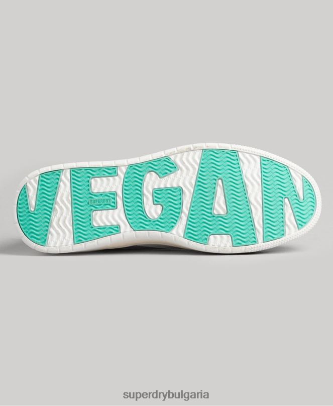 Superdry обувки N00H4363 бяло Жени ретро вегански ниски кецове