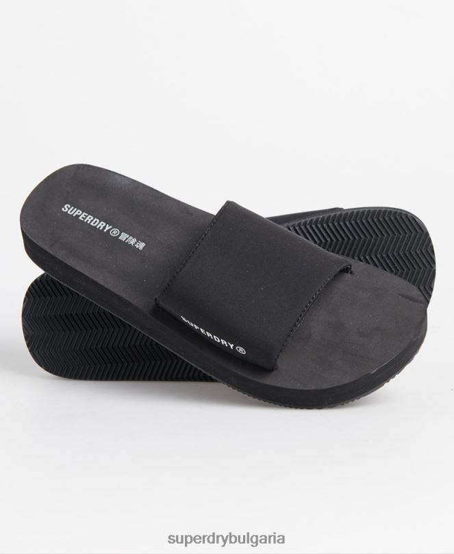 Superdry обувки N00H4207 черен Жени спортни пързалки за плуване