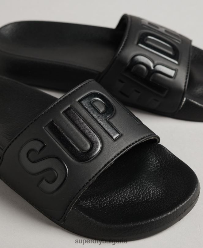 Superdry обувки N00H4367 черен Жени плъзгачи за основен басейн