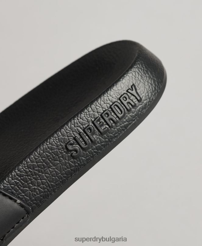 Superdry обувки N00H4367 черен Жени плъзгачи за основен басейн