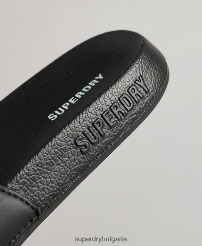 Superdry обувки N00H4378 черен Жени плъзгачи за основен басейн