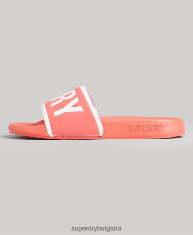 Superdry обувки N00H4380 корал Жени плъзгачи за основен басейн