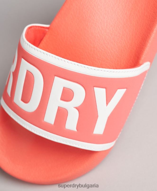 Superdry обувки N00H4380 корал Жени плъзгачи за основен басейн
