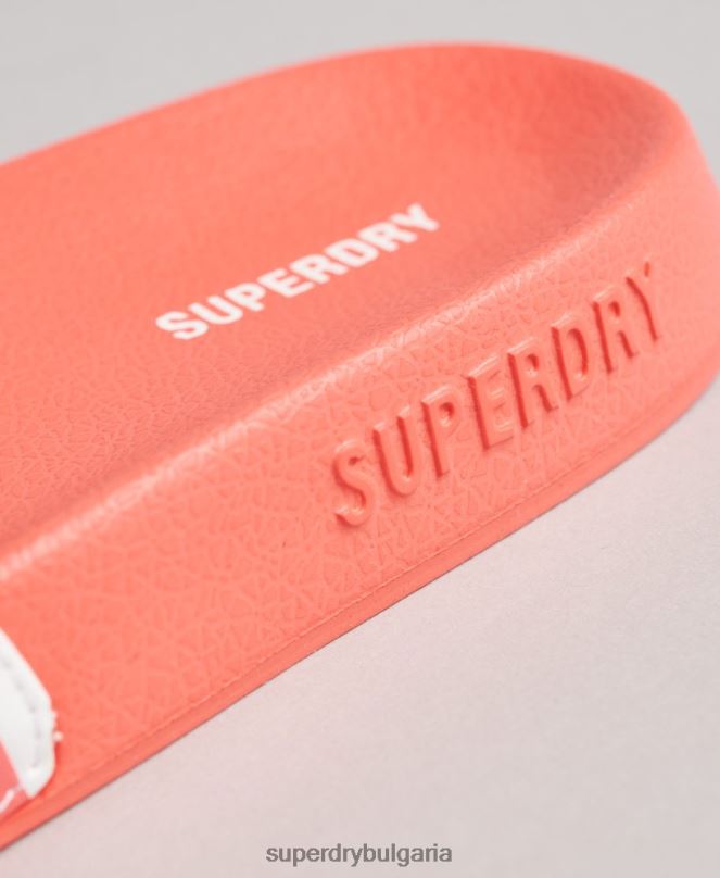 Superdry обувки N00H4380 корал Жени плъзгачи за основен басейн