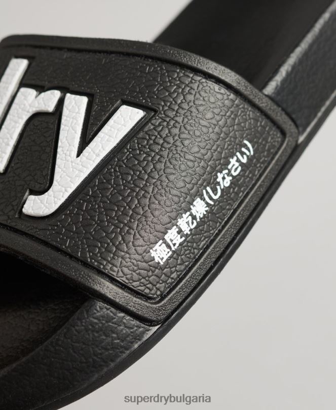 Superdry обувки N00H4422 черен Жени ева плъзгачи за басейн