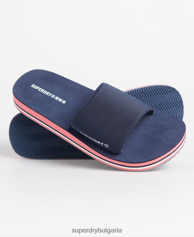 Superdry обувки N00H6721 военноморски флот Жени спортни пързалки за плуване