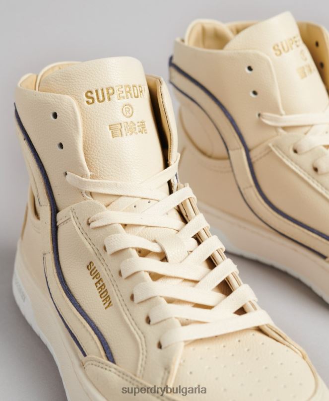 Superdry обувки N00H6729 голо Жени ретро вегански маратонки с висока горна част