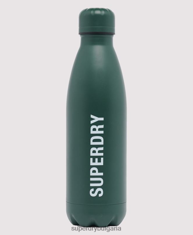 Superdry аксесоари N00H1878 зелено мъже бутилка за вода в спортен стил