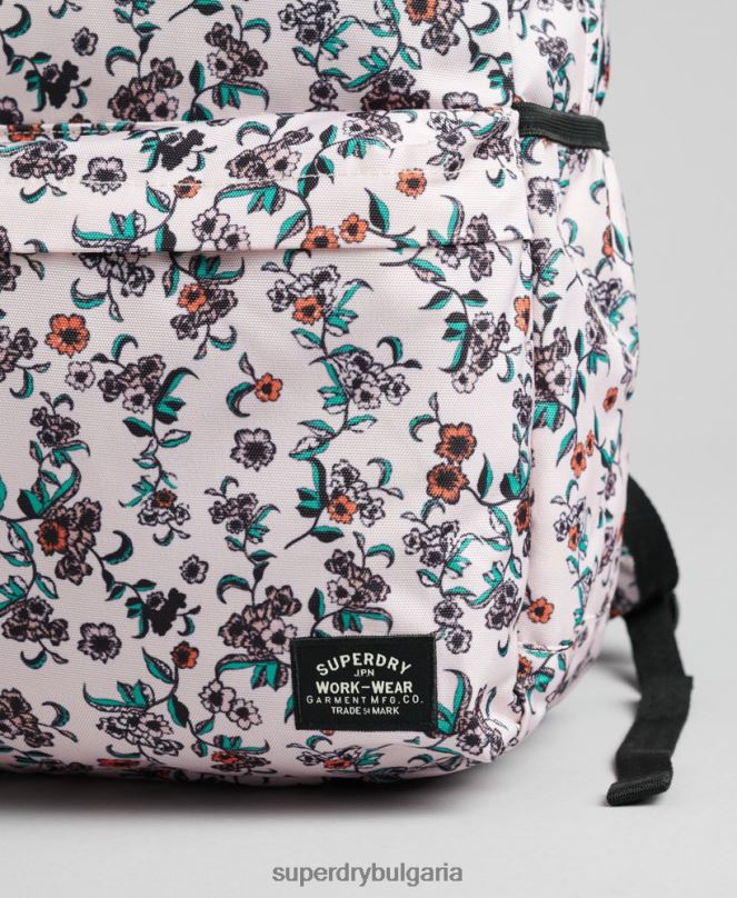 Superdry аксесоари N00H1634 розово мъже щампована раница montana